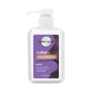 Keracolor: KERACOLOR Color + Clenditioner BRUNETTE PURPLE - 355ml