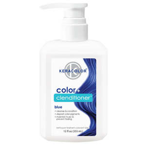 Keracolor: KERACOLOR Color + Clenditioner BLUE - 355ml