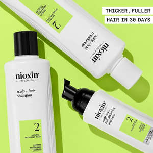 Nioxin SCALP + HAIR THICKENING SYSTEM 2 TRIAL KIT - 150+150+40ML