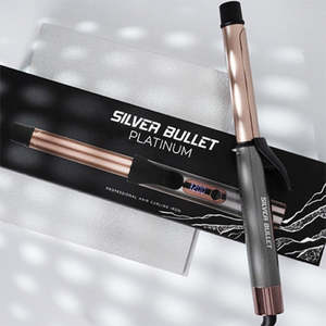 Silver Bullet Straightening Irons: Silver Bullet PLATINUM CURLING IRON 25mm