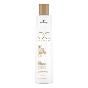250ml: Schwarzkopf BC BONACURE CLEAN PERFORMANCE Q10+ TIME RESTORE SHAMPOO