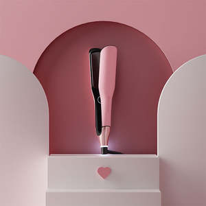 NEW GHD CHRONOS MAX  WIDE PLATE HAIR STRAIGHTENER (43MM PLATE) DUSTED PINK