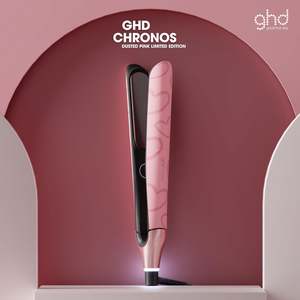 Ghd: NEW GHD CHRONOS PROFESSIONAL HAIR STRAIGHTENER (26MM PLATE) DUSTED PINK
