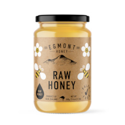 New Zealand Table Honey: Raw Honey 500g - Glass jar