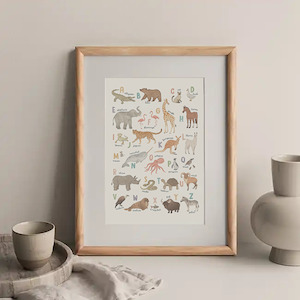 Wall poster: Kids Alphabet Wall Poster