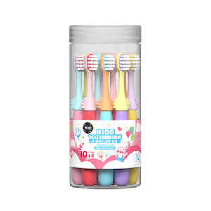 Toothbrushes: Colourful Kids Toothbrushes 10pcs Set