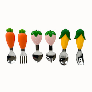 Cutlery Set: Toddler Stainless Steel Cutlery Set (2pcs)