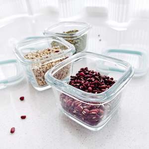 Kitchenware: Borosilicate Glass Food Storage Container 160ml