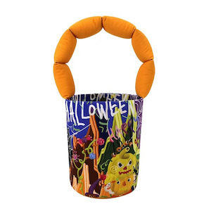 Bucket Bag: Halloween Padded Handle Canvas Bucket Bags