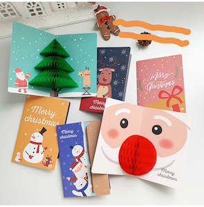 3D Christmas Pop Up Cards