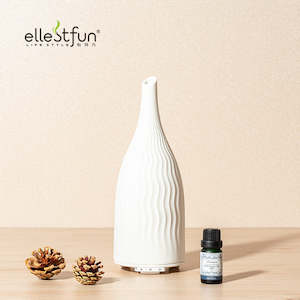 Aromatherapy: 120ml High-Spout Ceramic Ultrasonic Aroma Diffuser