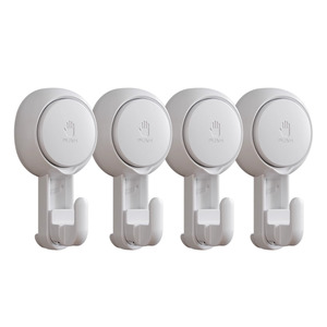 Homeliving: Heavy-Duty Suction Cup Hooks (4-packs)