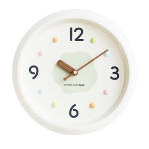 Homeliving: Pastel Dot Wall Clock – Silent, 30cm