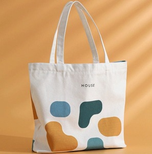 Eco Friendly: Tetris Geometric Canvas Tote Bag