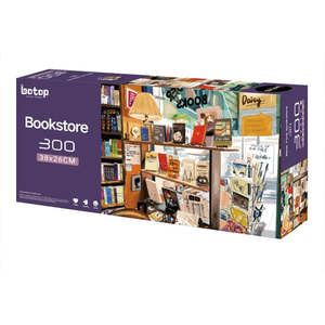 Lifestyle Essential: Bookstore Glitter Jigsaw Puzzle (300 Pieces)