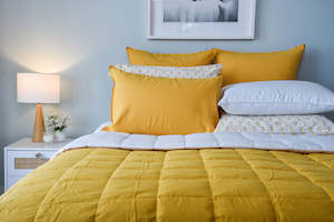 Blankets Mattress Toppers: Goose Down Blanket - Autumn Gold