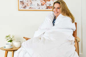 Hungarian Duck Down: 50% Hungarian Duck Down Winter Weight Comforter - New Zealand Made