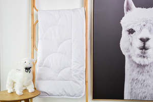 Nz Made Duvets: Alpaca Cot Duvet - Made in NZ