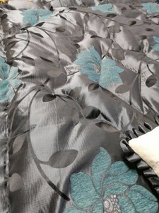 Queen size Teal on Taffeta Eiderdown - Eiderdowns By Anita
