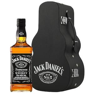 Jack Daniels Tennesssee Whiskey Guitar Gift Box 700ml