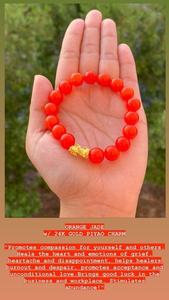 Products: 24K GOLD PIYAO - ORANGE JADE - E&J Bags NZ
