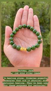 Products: 24K Gold PIYAO Natural Jade - E&J Bags NZ