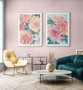 Dahlia Print Pair