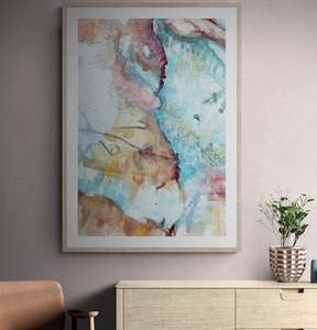 Abstract: In The Blue Abstract Art Print