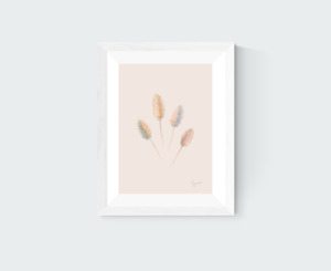 Open Edition: Beach Bunny Tails Art Print