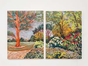 Original Art: In The Botanical Gardens - At Ashe Gallery