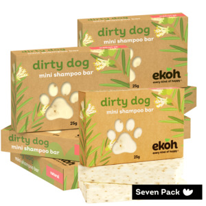 Pet Shampoo: Natural Dog Shampoo Soap Bar for Washing Puppies and Dirty Dogs Mini Dog Shampoo Bars 7 pack