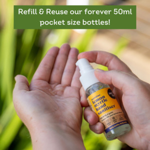 Bundles Multi Buys: Family Value 3 Pack Mini Hand Sanitizer Spray w/Lemon Myrtle Essential Oil