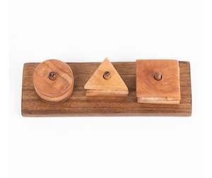 Mums & Bubs: Trade Aid - Wooden Shape Stacker