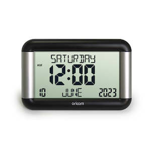 Clocks And Medication Reminders: Oricom VISO8 Digital Clock with 7.5″ LCD Display