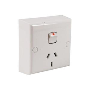 HPM Single 10Amp Caravan Outlet Surface Mount