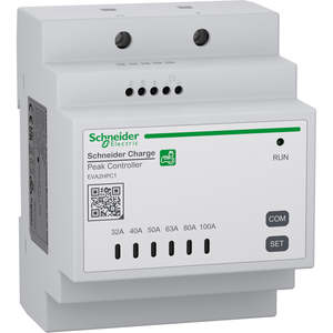 EV Charging & Accessories: Load-shedder, Schneider Charge, 1P, maximum current allowed to charging station manually set from 32A to 100A