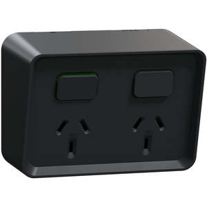 Products: PDL Iconic Outdoor Double 10Amp Socket, 250 V, Horizontal