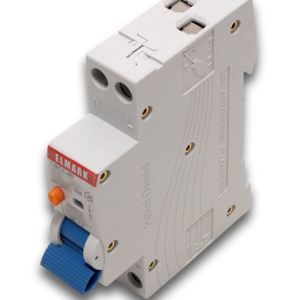 MCB's, RCD's & Mains Switches: Elmark RCBO 1P plus N C Curve 30mA 6KA A Type