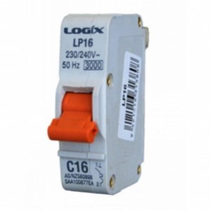 MCB's, RCD's & Mains Switches: Logix LP16 Plug In Circuit Breaker 16A 3kA