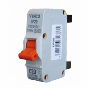 MCB's, RCD's & Mains Switches: Logix LP20 Plug In Circuit Breaker 20A 3kA