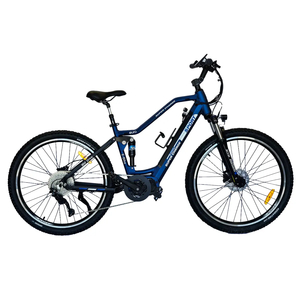 Super Charge Sport Mid Drive 27.5 Inch - Blue - EcoQuip Electric Bikes New Zealand