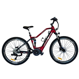 Super Charge Sport Mid Drive 27.5 Inch - Red - EcoQuip Electric Bikes New Zealand