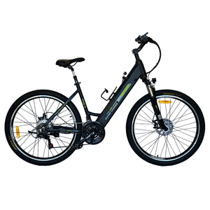 Products: Super Charge Sport 27.5 Inch – Black & Green – Low Bar - EcoQuip Electric Bikes New Zealand