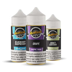 Vapetasia e-liquid 100ml bottles