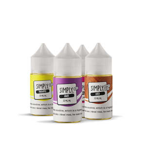 Nicotine Salts E Liquids: Simply 30ml Nicotine Salts Iced or Non-Iced