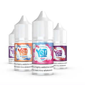 Yeti Nic Salts E-Liquids – 30ml Bottles