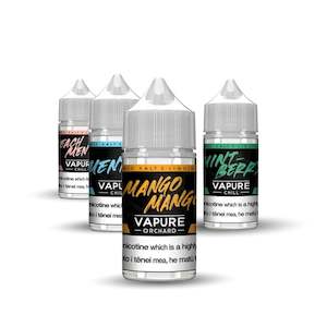 Nicotine Salts E Liquids: VAPURE SALTS 30ml - VAPURE NZ E-lquids