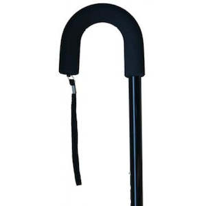Walking Sticks: Crook Handle Black