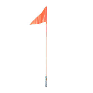 Orange safety flag