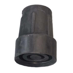 Walking Sticks: Rubber Ferrule 22mm Black for Hercules